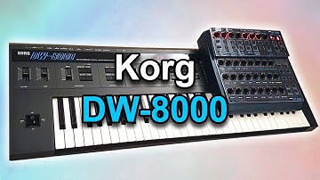 KORG DW-8000 - Ambient Chillout Music | Synth Demo