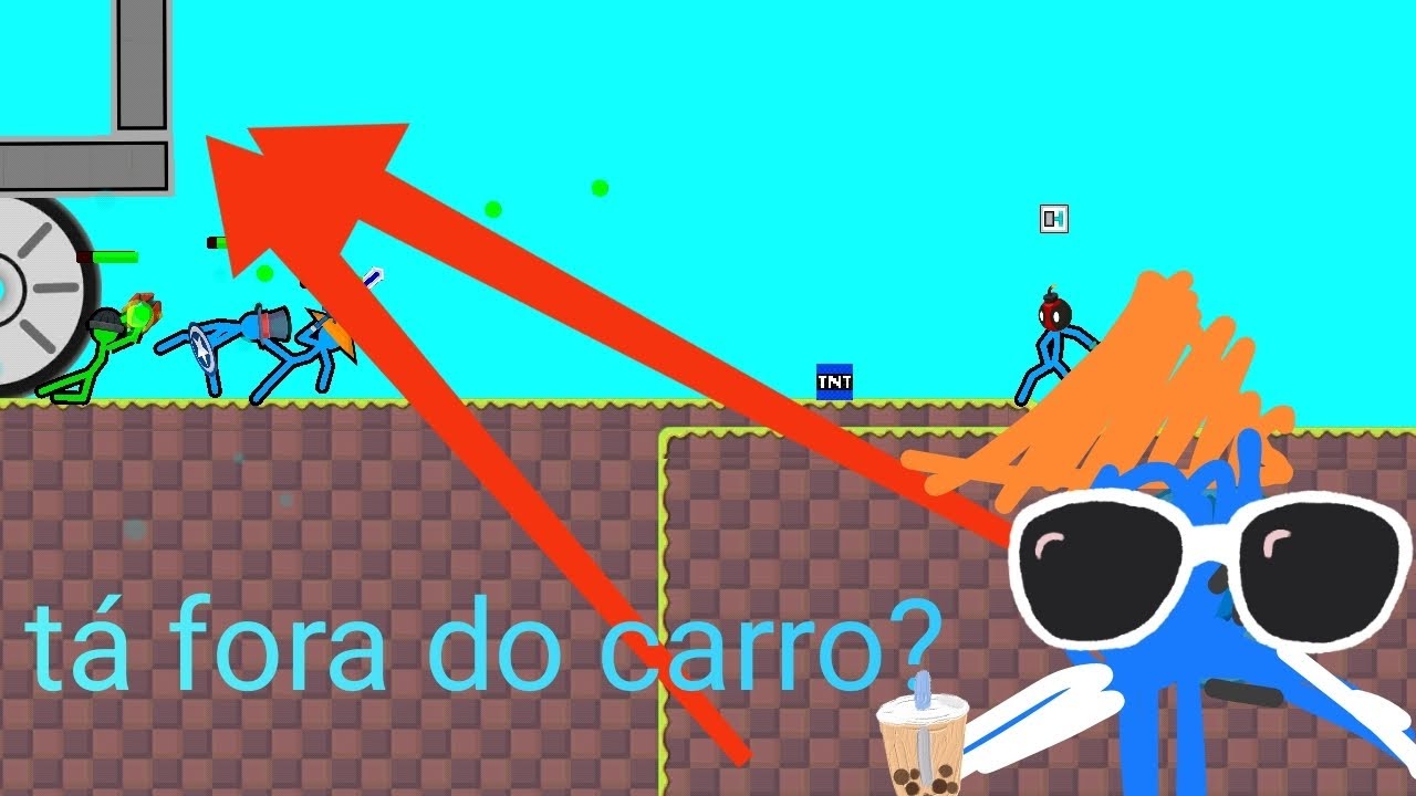 Supreme duelist Stickman nível car