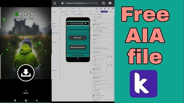 Free AIA file Kodular | Whatsapp story & status downloader aia file kodular | kodular free aia