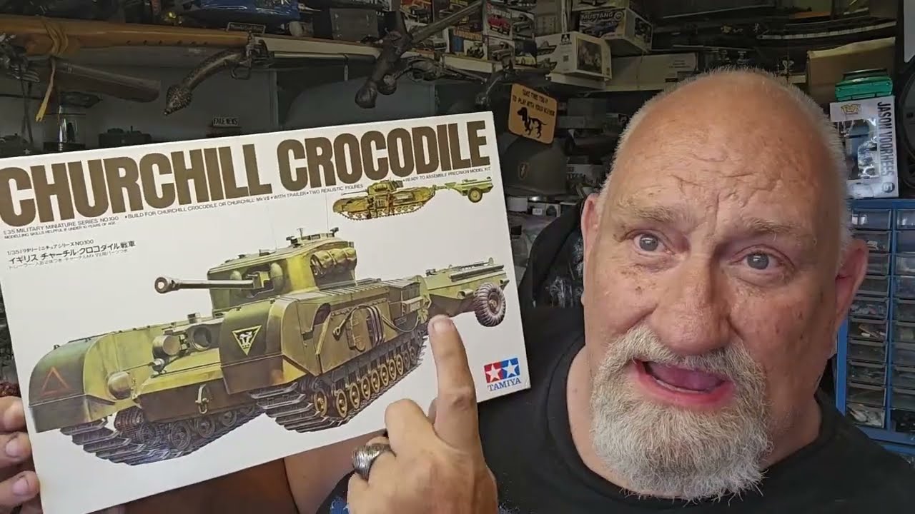 Tamiya's 1/35 Churchill Crocodile - YouTube