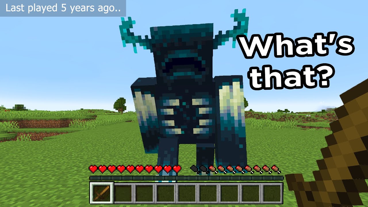 I Played Minecraft for the First Time in 5 Years.. - YouTube
