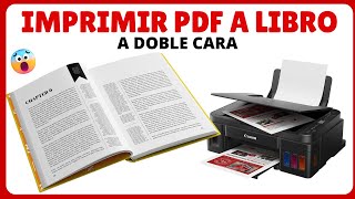 ¿Quieres imprimir un libro en PDF a doble cara? ✅ Te enseño cómo IMPRIMIR UN LIBRO EN PDF