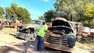Chopping Up Old Trucks & Packing A Trailer Full Of Cool Stuff For The Warrenton Texas Antique Show!