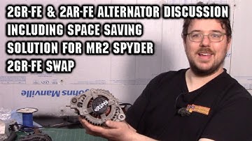 2gr-fe/2ar-fe engine swap alternator discussion, includes 2gr-fe mr2 spyder swap discussion.