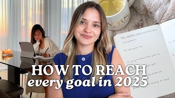 My 2025 Goal-Setting System to Plan for Your Best Year Yet (Notion template)