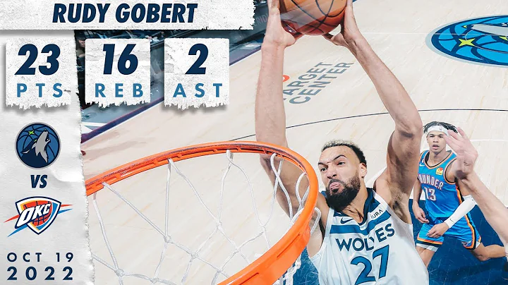 Rudy Gobert Drops 23 Points & 16 Rebounds In Timberwolves Debut | October 19, 2022 - DayDayNews