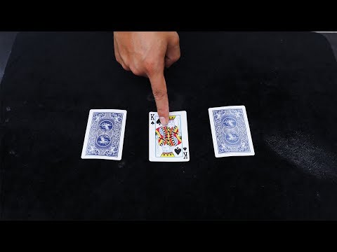 魔术揭秘：街头骗术猜3张牌游戏，你怎么猜都猜不中？原来是这样