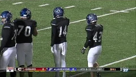 Waid's 5 TDs help Girard edge Lakeview, 33-31