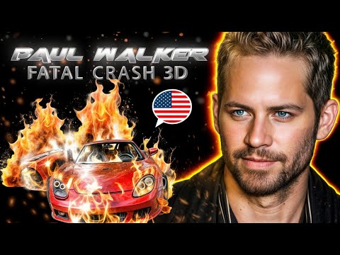 PAUL WALKE FATAL CRASH 3D #paulwalker #fastandfurious