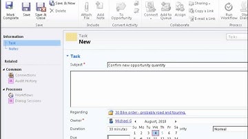 Microsoft Dynamics CRM - Office Fluent User Interface -  Demo Video