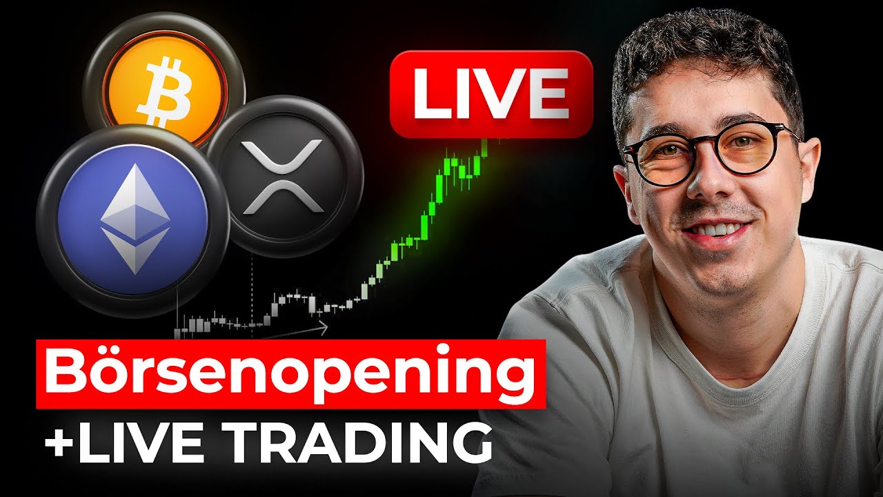 🔴 Bitcoin: Das passiert JETZT!! US Börsenstart +Live Trading! 🚨