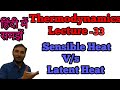 Sensible Heat and Latent thermodynamics hindi || what is sensible heat and sensible heat in hindi