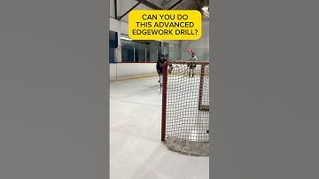 Difficult power skating drill 🏒 #powerskating #hockeyskills #hockeytraining