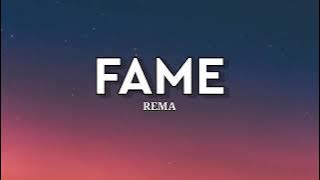 Rema - Fame | 1 hour