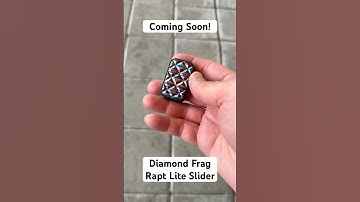 The Diamond Frag Rapt Lite fidget slider (Haptic EDC and Modusworks) #fidgetslider #fidgettoys