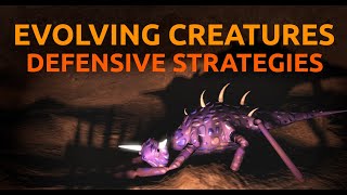 My Virtual Creatures Evolve Defenses: 'Where Beasts Were Born' DevLog 2