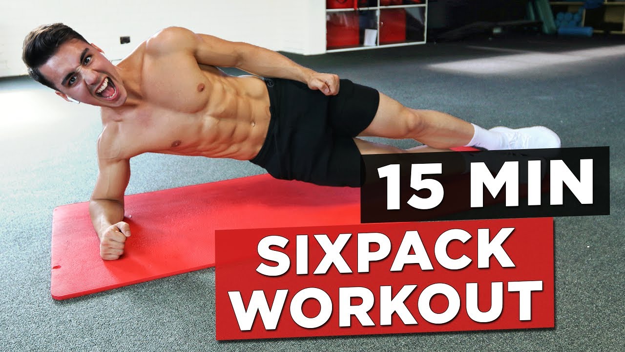 15 MIN SIXPACK WORKOUT NO EQUIPMENT BODYWEIGHT WORKOUT YouTube