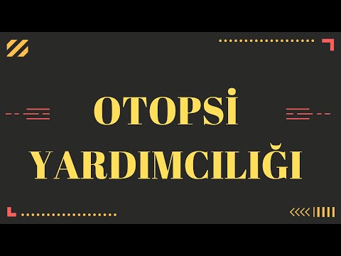 Otopsi Yardımcılığı Tercih Edilmeli Mi?