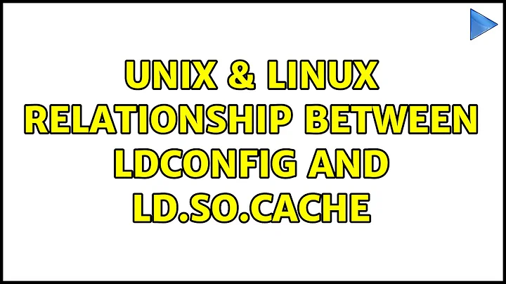 Unix & Linux: Relationship between ldconfig and ld.so.cache (2 Solutions!!)
