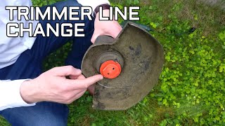 Changing a Single Line Spool on a BLACK+DECKER String Trimmer