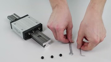 drylin T: semplice guida alla regolazione dei pattini