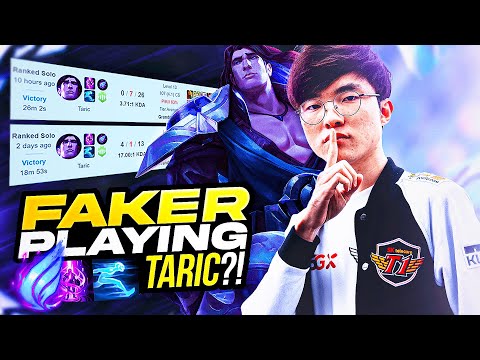 Faker abusing TARIC TOP??? *NEW META!*