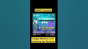 BGMS Schedule | BGMS Nodwin Event Schedule | star sports Event #bgmi #bgms #nodwingaming #pubgmobile
