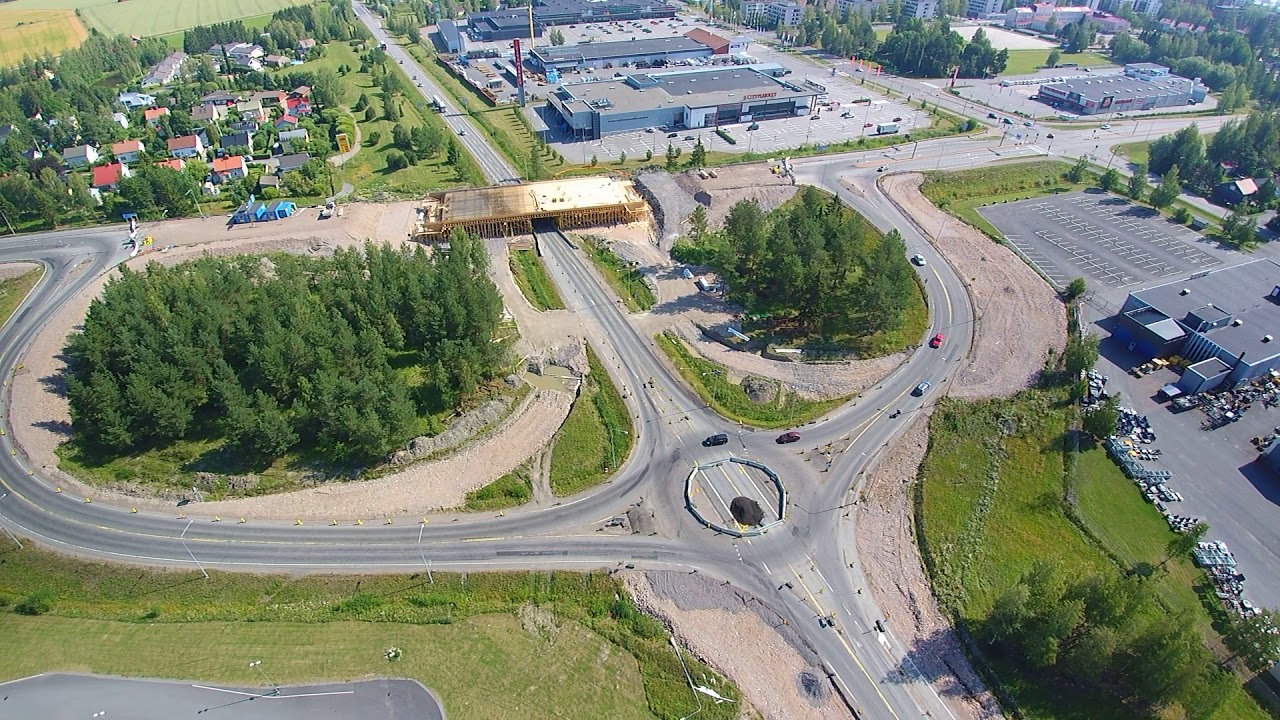 Loimaan liikenneympyrä ja uusi ysitien silta