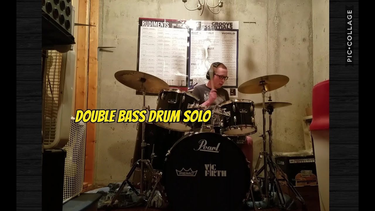 Groovy Double bass Drum solo YouTube