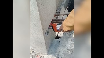 Modern method of Epoxy Retrofitting process to connect Beam to a column