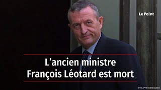 L’ancien ministre François Léotard est mort