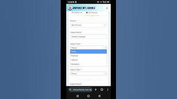 Add Subjects in SmartSchool Portal📚