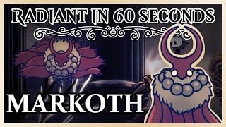 How to Beat MARKOTH on RADIANT Explained in 60 Seconds | Hollow Knight | #Shorts