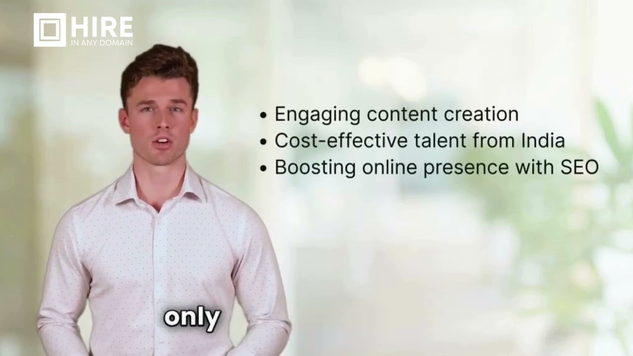 Hire Video Marketing Expert from India