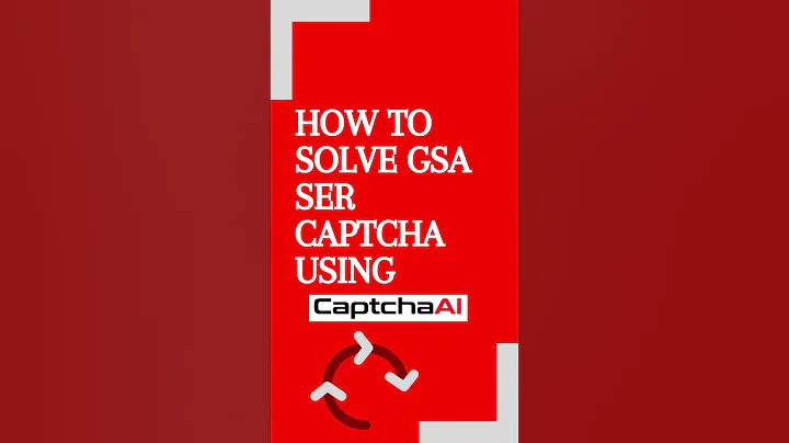 How to solve GSA SER Captcha using CaptchaAI