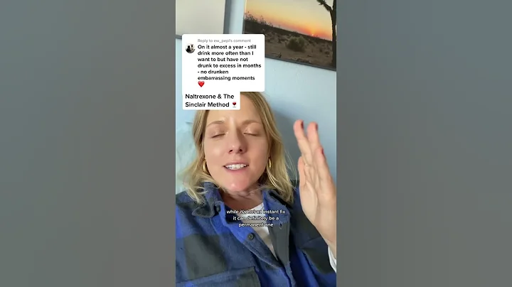 The Sinclair Method is not an instant fix...but it works for most