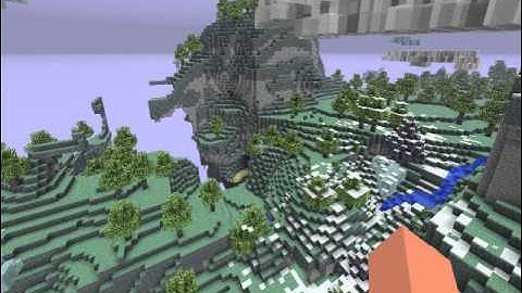 Minecraft Aether Mod Fly-Through