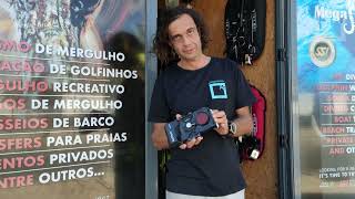 Divevolk Sea Pro Touch 3 (underwater phone housing) in Sesimbra, Portugal