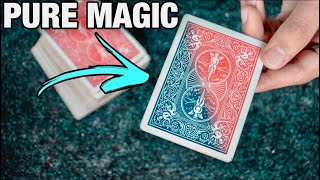 The Card Changes Color In A Blink Of An Eye! Visual Card Trick REVEALED