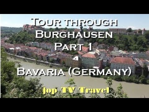 Tour through Burghausen Part 1 Bavaria (Germany) jop TV Travel