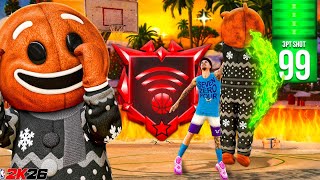Nba 2K26 Gingerbread Mascot Build Is Broken Deep Bomber Playmaking Takeover Unlimited Shots