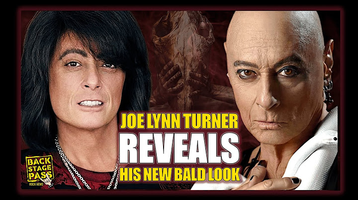⭐EX RAINBOW SINGER JOE LYNN TURNER REVEALS HIS NEW 'BALD' LOOK AND HIS ISSUES WITH HAIR LOSS.