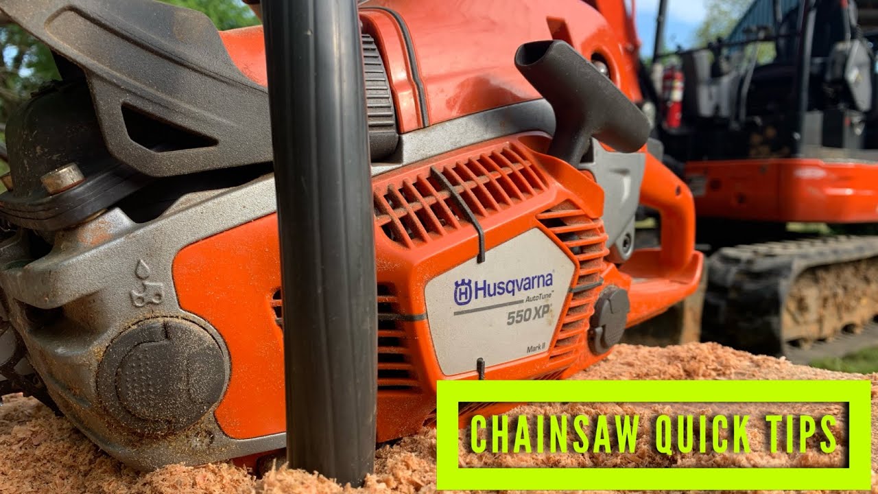 How to NOT get your chainsaw bar pinched in a stump & other saw tips