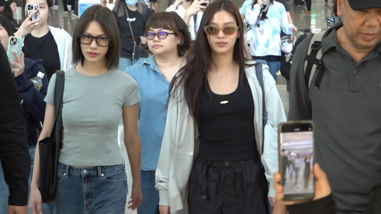 EmiBonnie (เอมี่บอนนี่)｜Emi (เอมี่)、Bonnie (บอนนี่) Hong Kong Airport Arrival 20250926