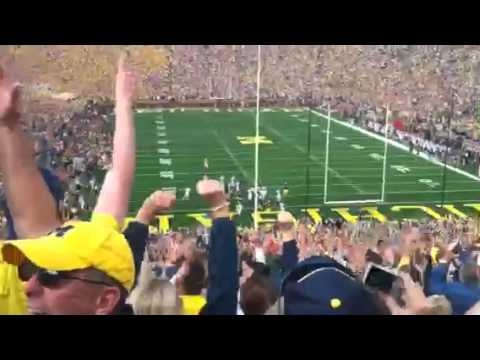 The First Touchdown at the newly commenced Michigan Footbal