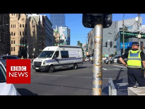 Melbourne crash scene aftermath - BBC News