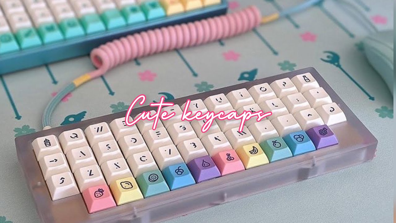 Cute Keycaps ‘ pink aesthetic