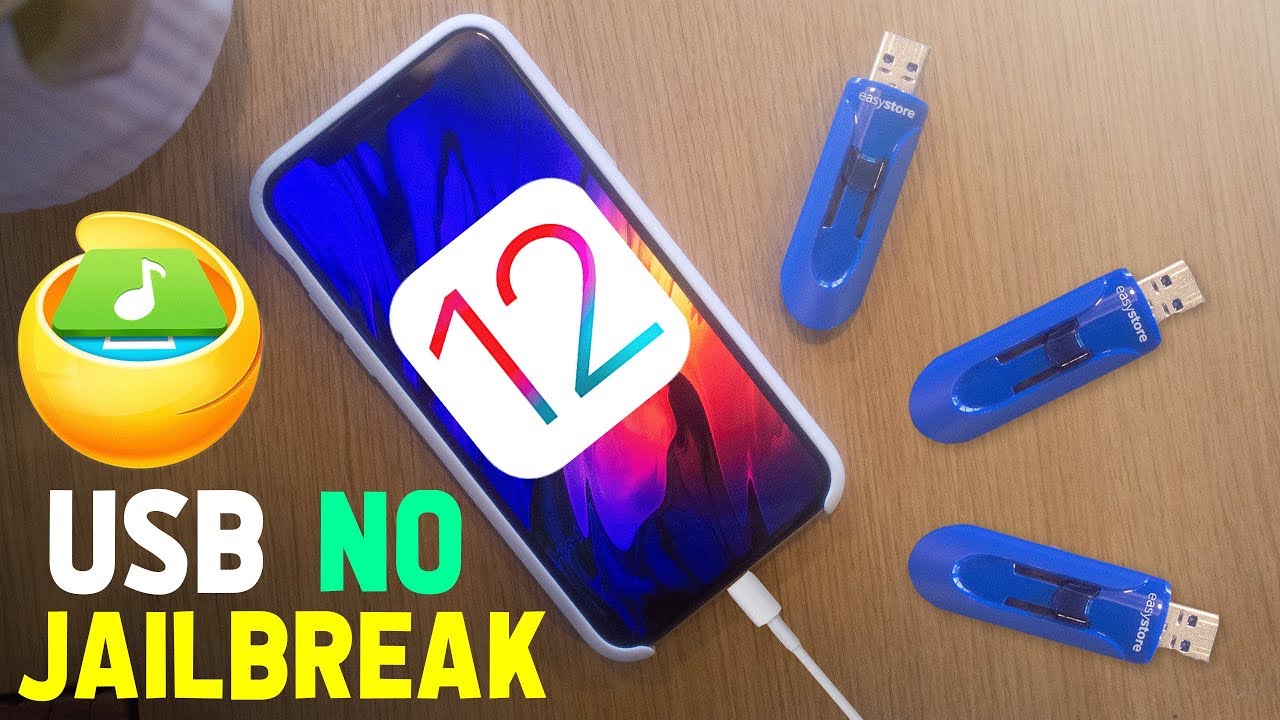 Use iPhone SECRET USB flash drive No Jailbreak iOS 12 12.1.3 (EPIC