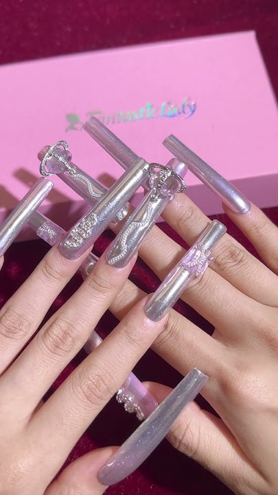 How To Make Custom Press On Nails ๐๐Press on nails | how to put on press on nails | how to make your own