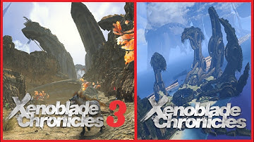 Comparison Fallen Arm Xenoblade 1 & 3
